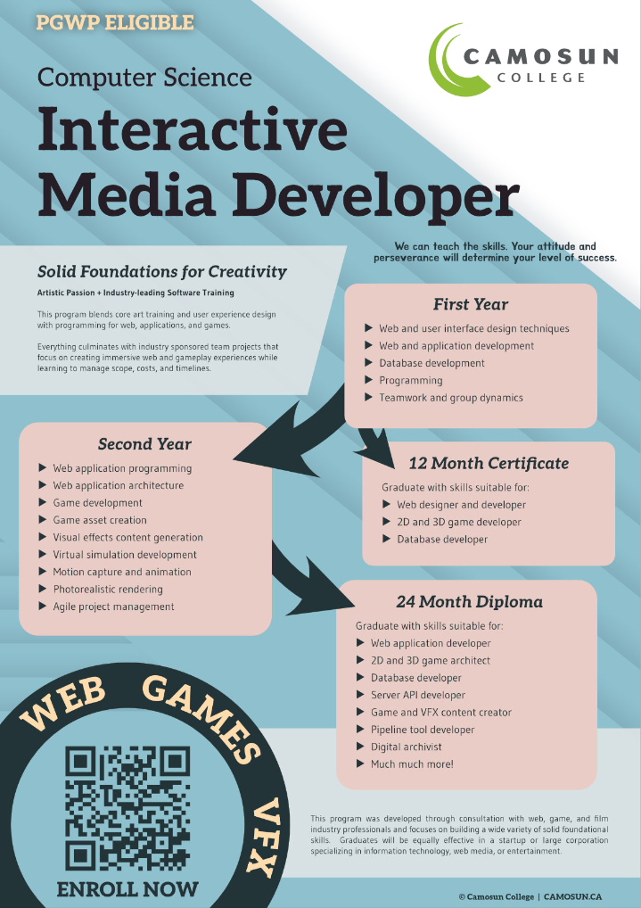 Interactive Media Developer Poster